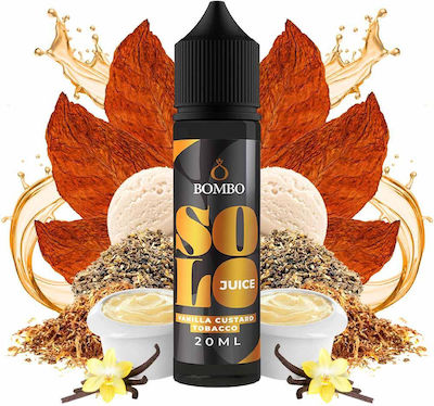 Solo Juice Vanilla Custard Tobacco 20/60ml By Bombo