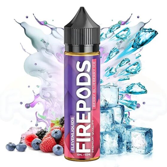 Firepods Berries Blueberries Ice 15/60ml By Eleven Liquids