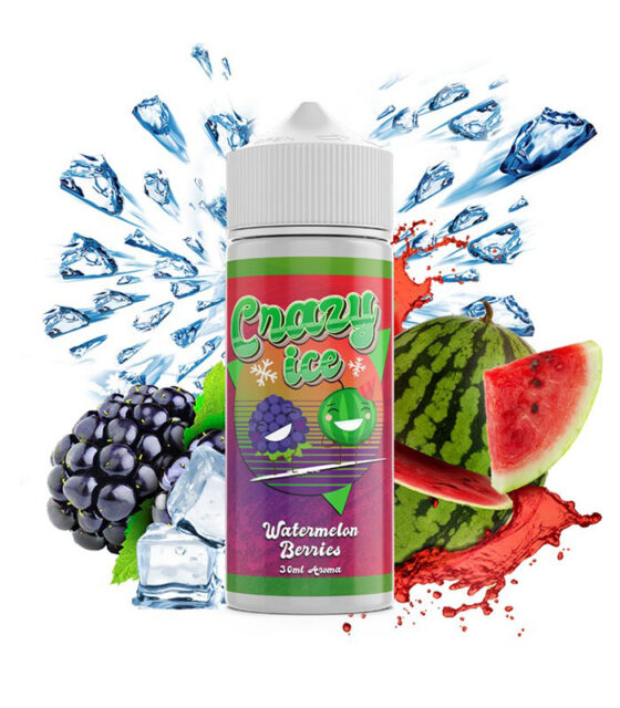 Crazy Ice Watermelon Berries 30/120ml By Steam City Liquids