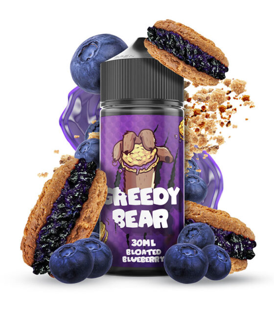 Bloated Blueberry Greedy Bear 30/120ml By Vape Distillery