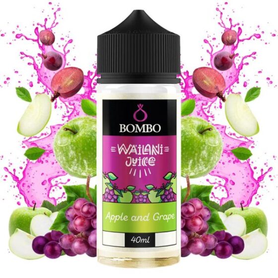 Bombo Wailani Juice Apple and Grape 40/120ml By Bombo